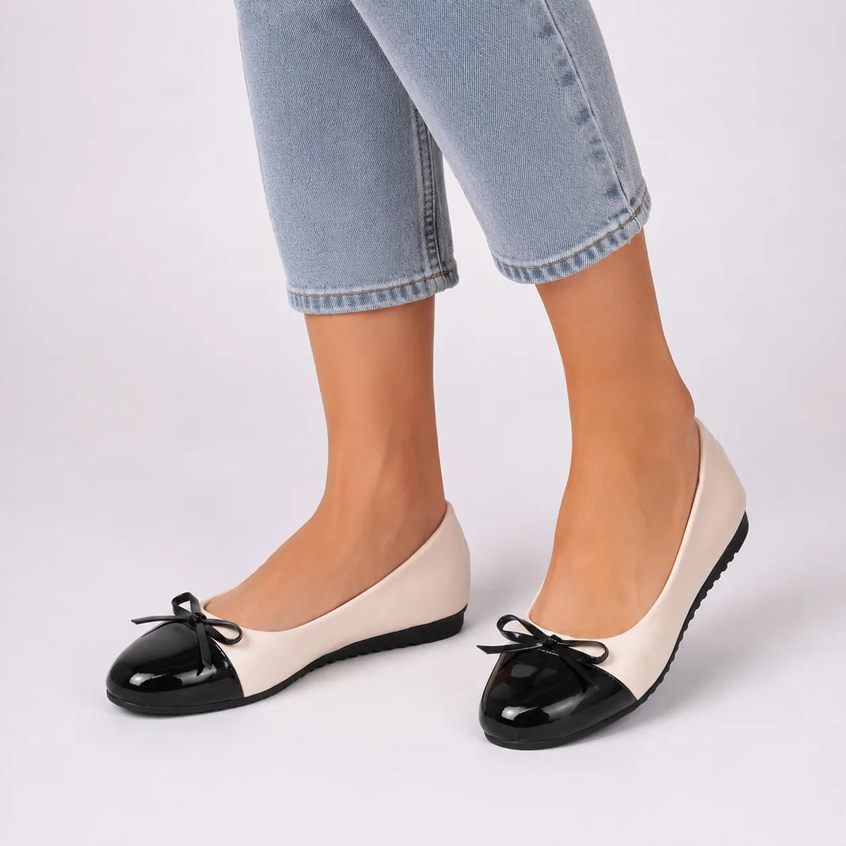 Ballerines Femme Nœud Élégant