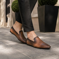 Mocassins Homme Cuir Slip-On Casual