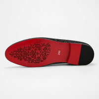 Mocassins Velours Boucle Métal