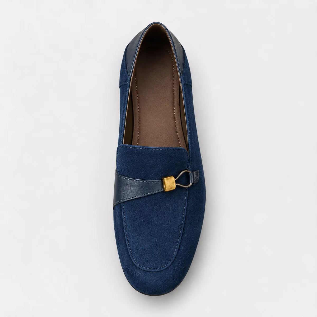 Mocassins Femme Daim Boucle British
