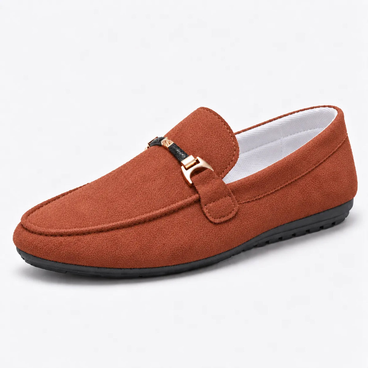Mocassins Homme Daim Respirant Fait Main