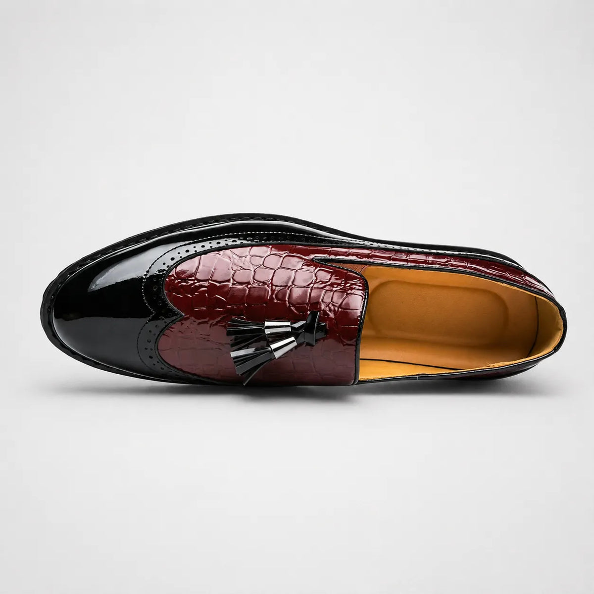 Mocassins Homme Cuir Croco