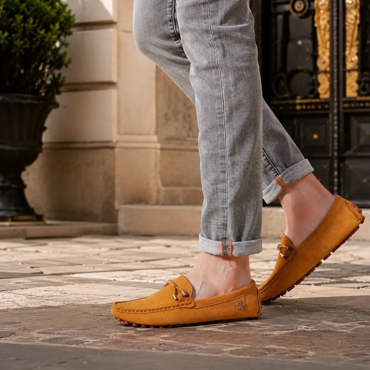 Mocassins Homme Daim Luxe