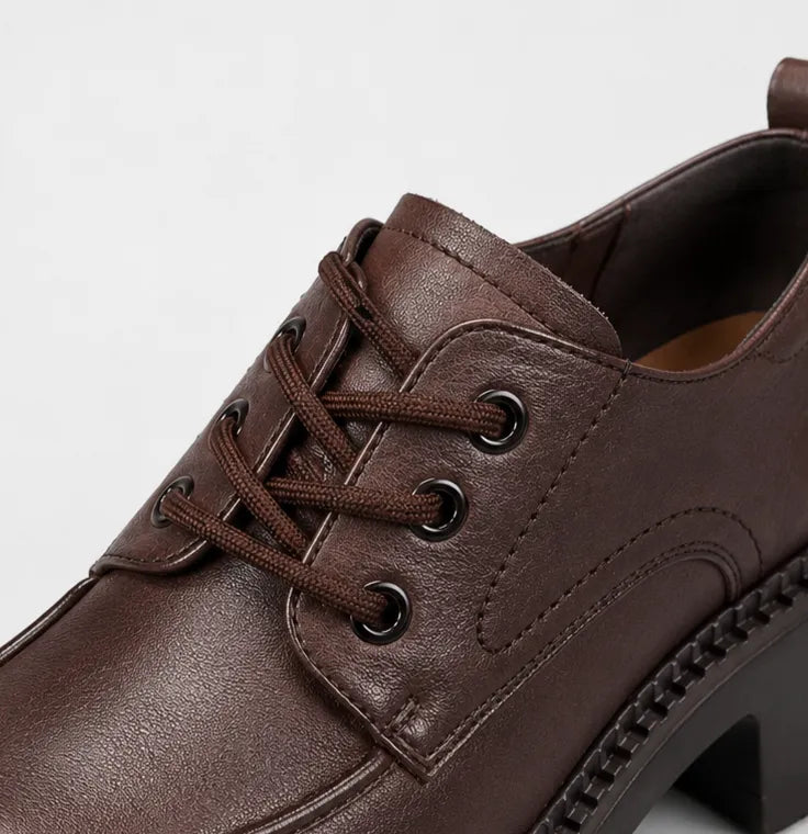 Mocassins Femme Talon Épais