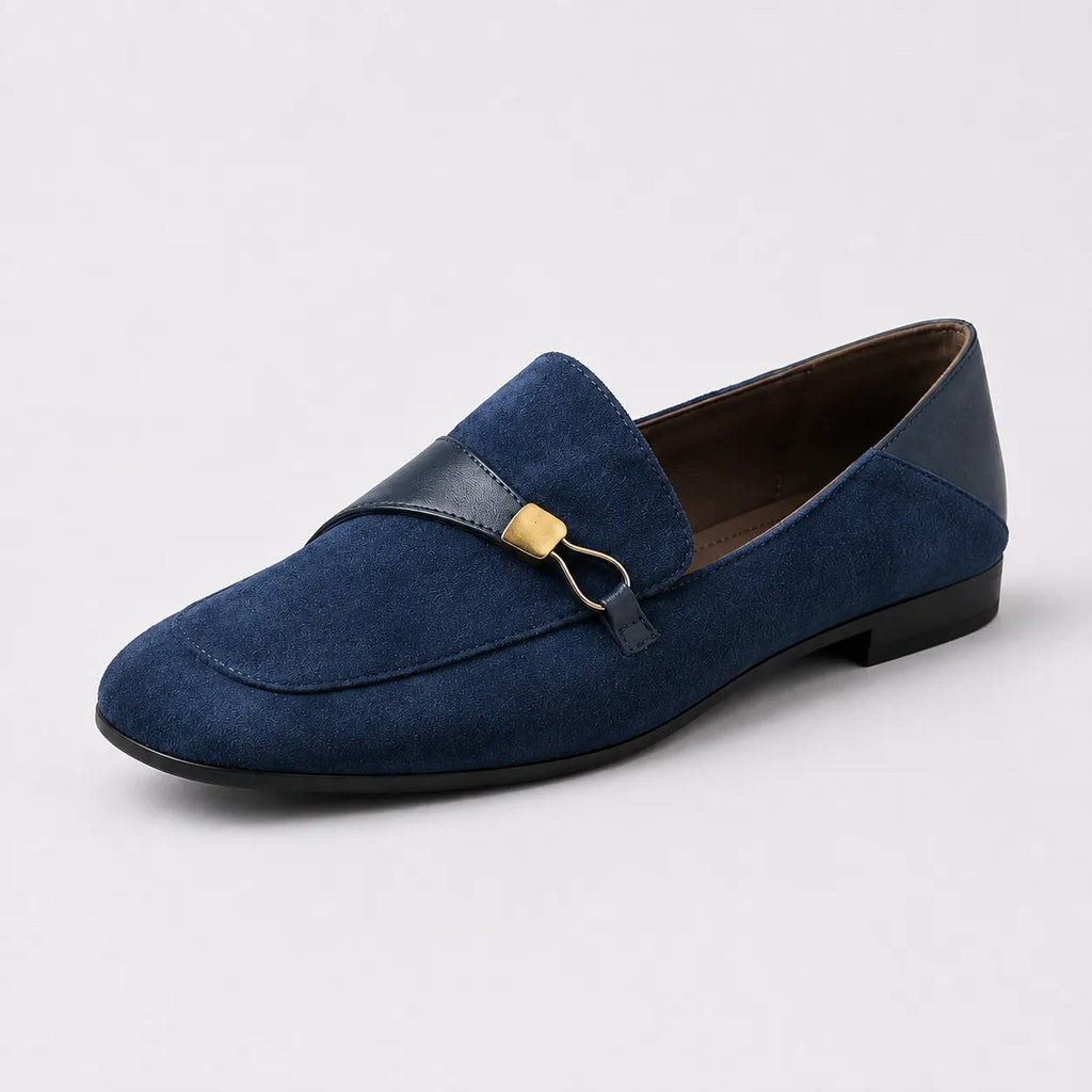 Mocassins Femme Daim Boucle British