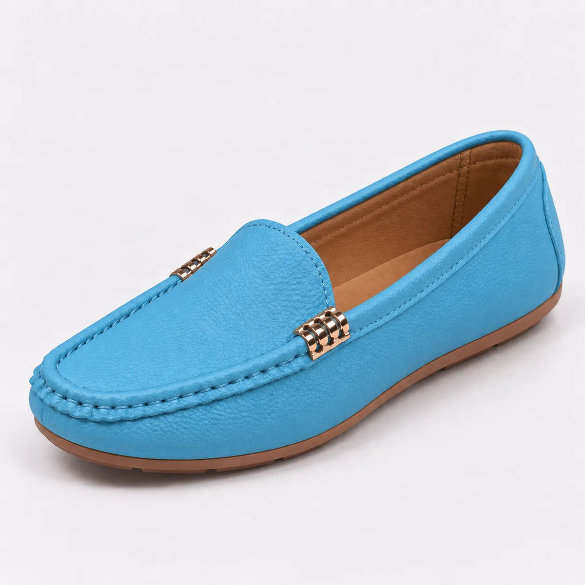 Mocassins Femme Cuir Léger Confort