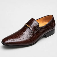 Mocassins Homme Cuir Croco