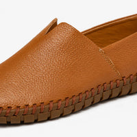 Mocassins Homme Cuir Blanc Business