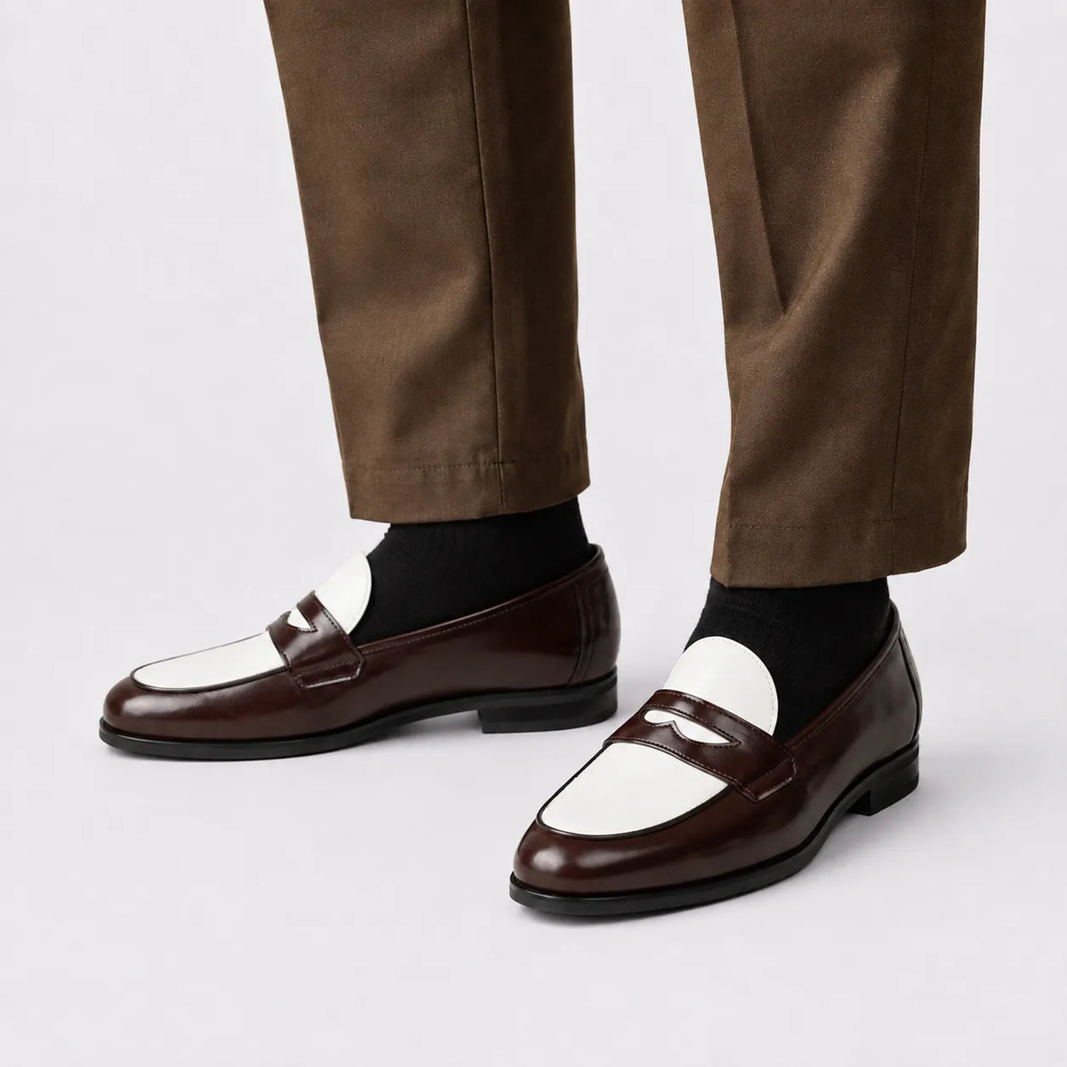 Mocassins Homme Cuir Rétro Antidérapant
