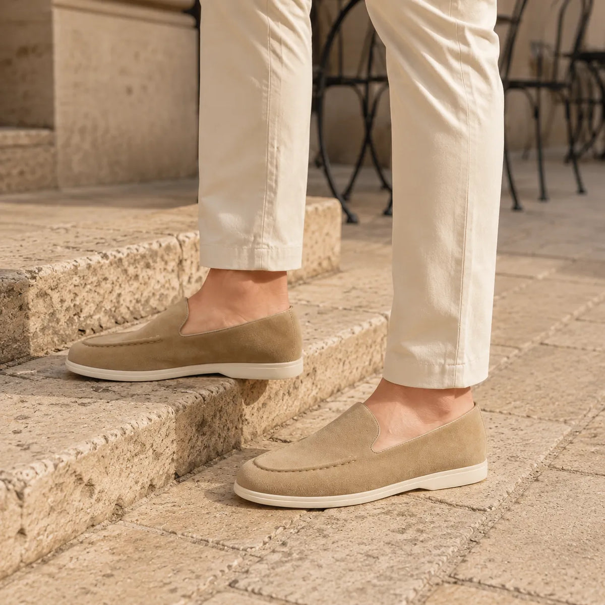 Mocassins Homme Daim British Slip-On