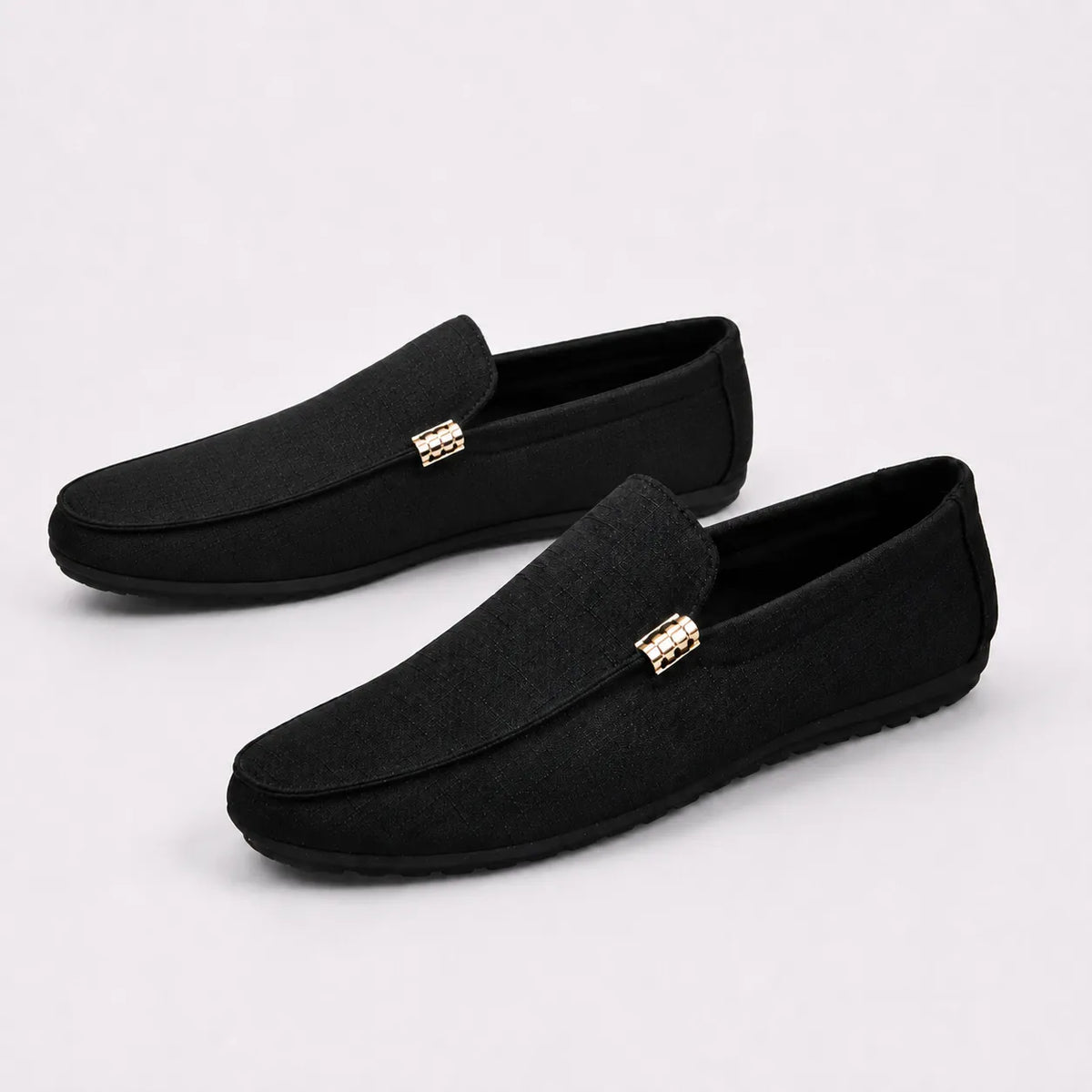 Mocassins Homme Toile Slip-On Élégant
