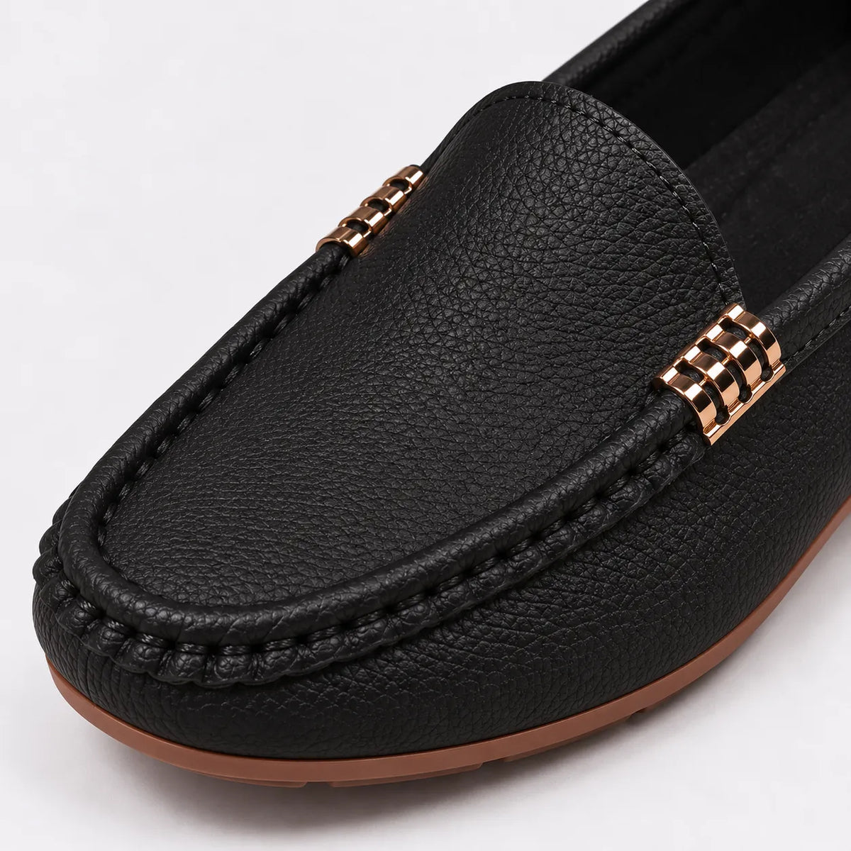 Mocassins Femme Cuir Léger Confort
