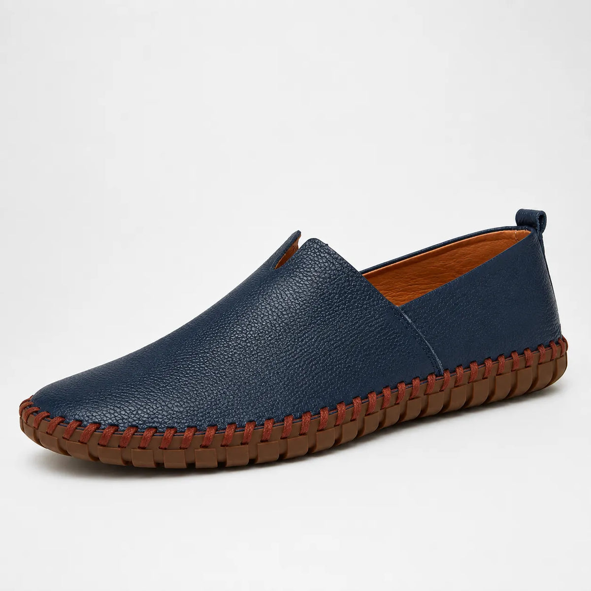Mocassins Homme Cuir Blanc Business