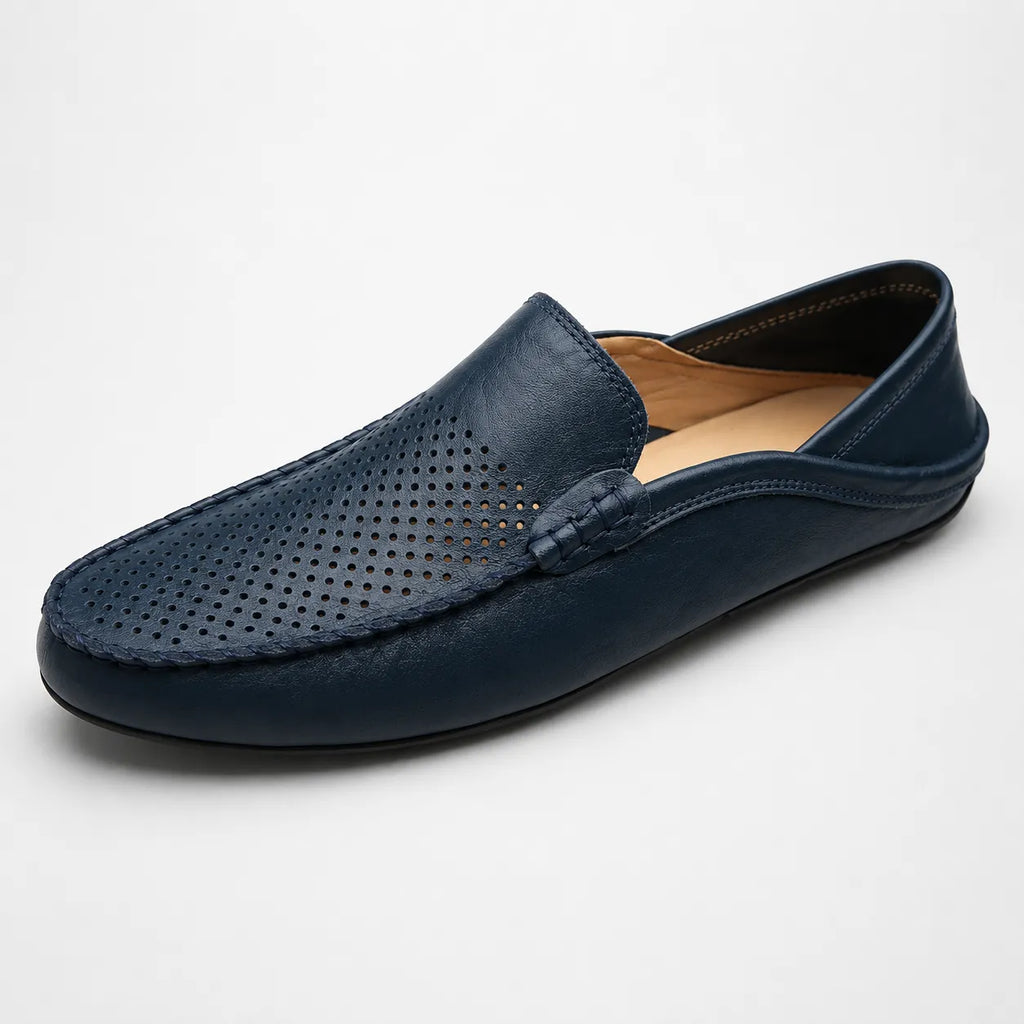 Mocassins Homme Cuir Italien Respirant