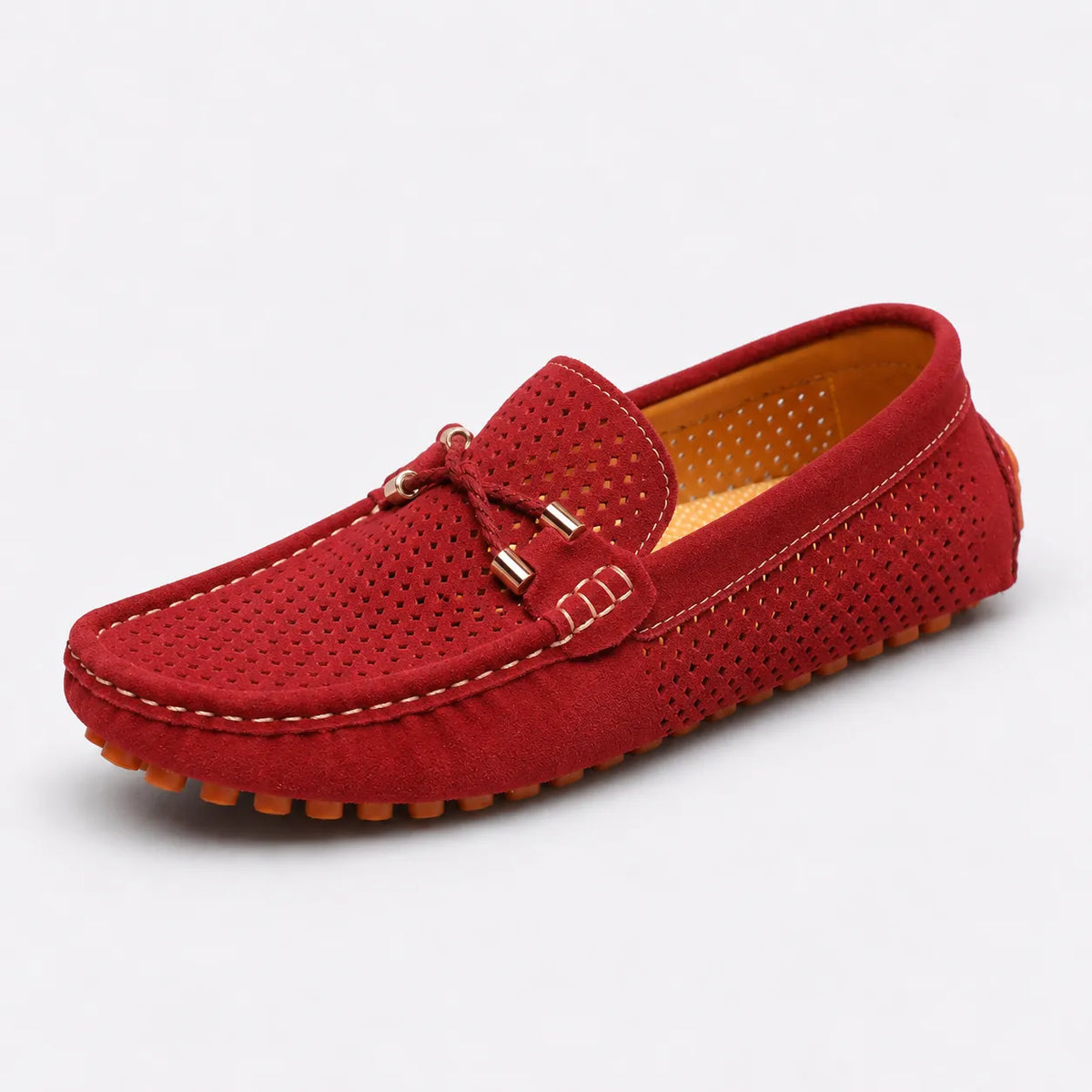 Mocassins Homme Daim Fait Main Bateau