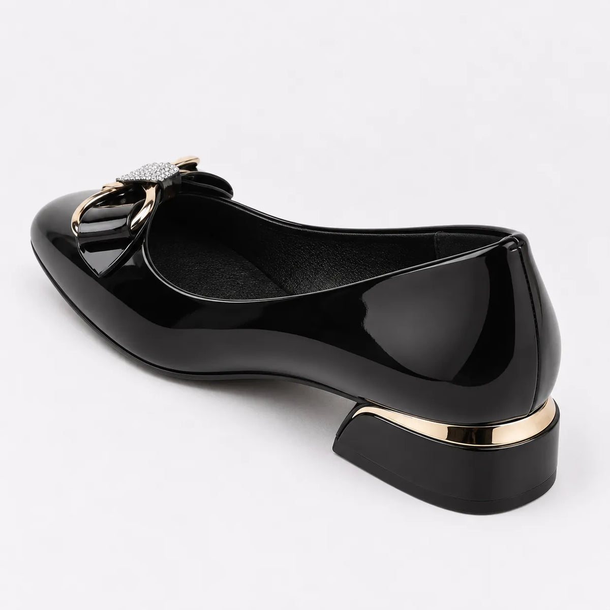 Chaussures Femme Vernies Nœud Élégant