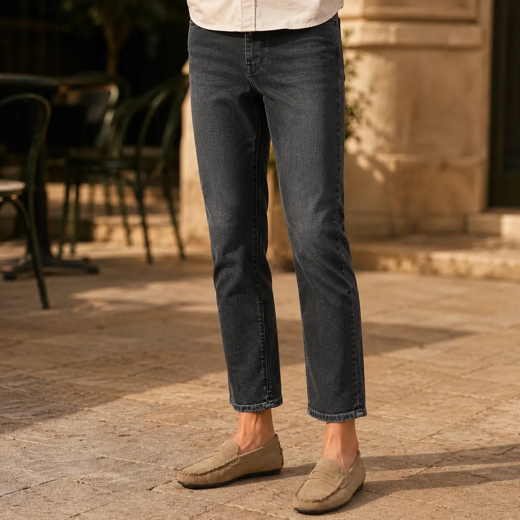 Mocassins Bateau Daim Respirant Slip-On