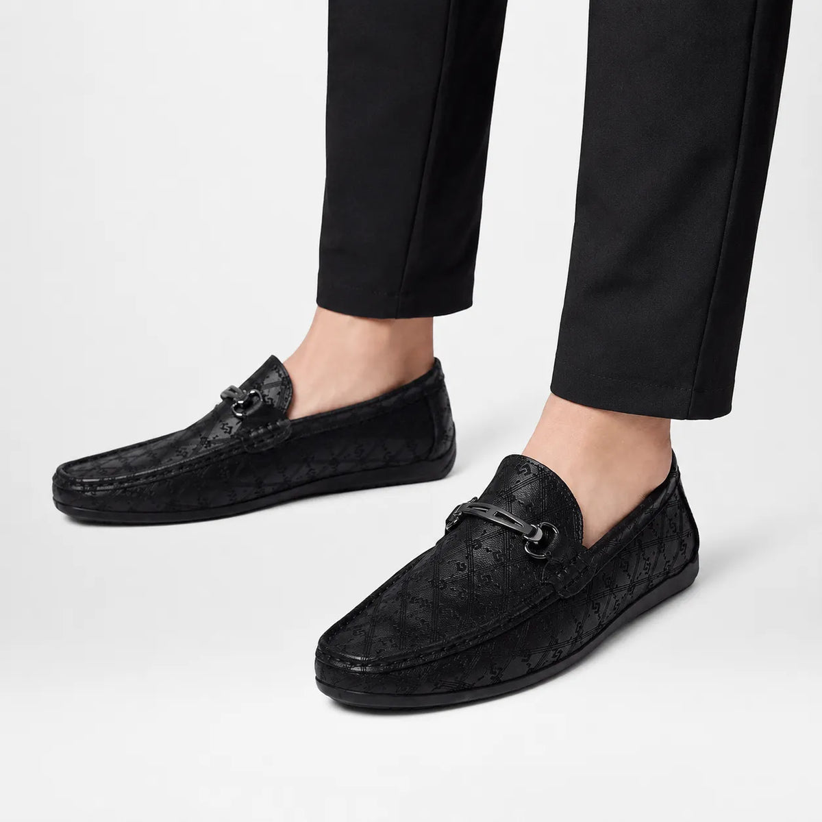 Mocassins Homme Cuir Noir 2026