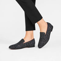 Mocassins Velours Boucle Métal