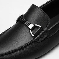 Mocassins Cuir Bureau Slip-On