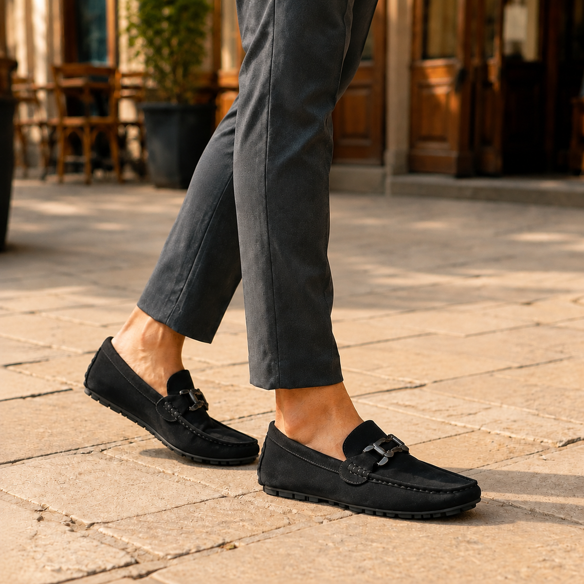 Mocassins Homme Cuir Souple Business