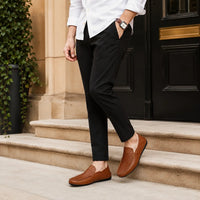 Mocassins Homme Cuir Slip-On