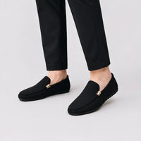 Mocassins Homme Toile Slip-On Élégant