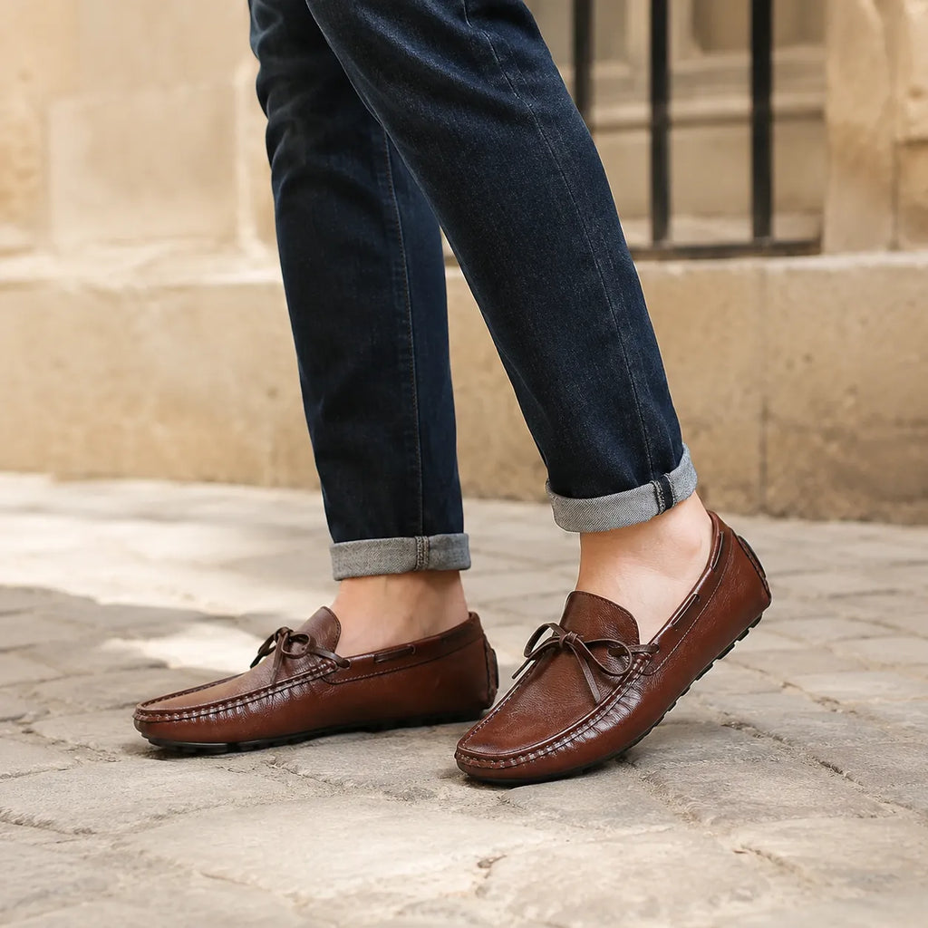 Mocassins Homme Cuir Casual Printemps