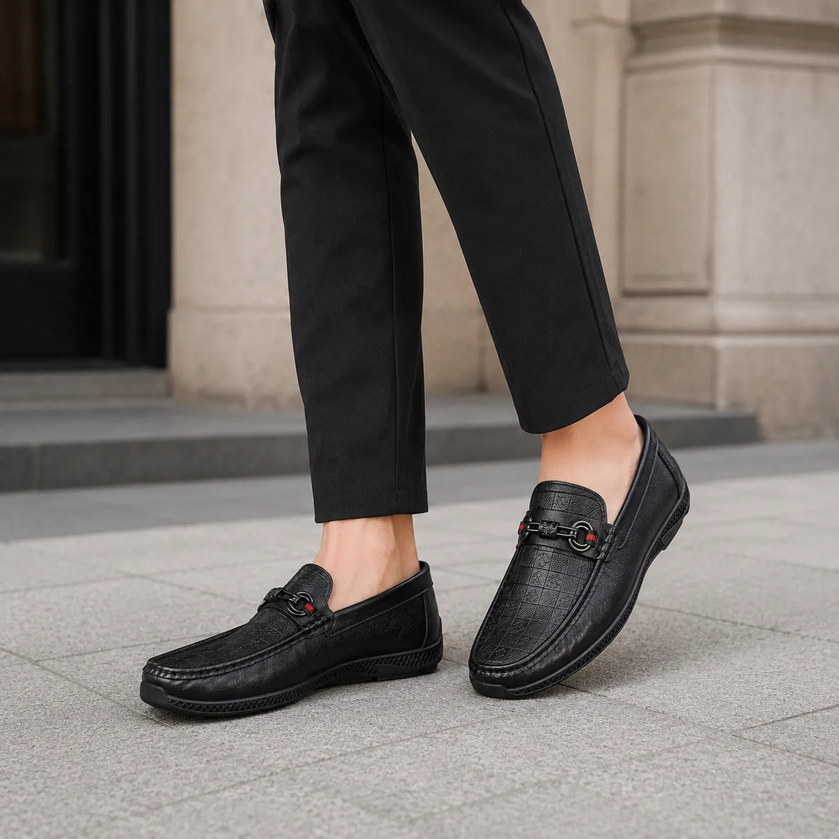Mocassins Homme Italien Cuir