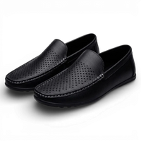 Mocassins Homme Cuir Aéré Été