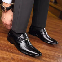 Mocassins Homme Cuir Croco