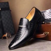 Mocassins Homme Cuir Croco