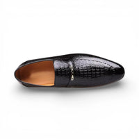 Mocassins Homme Cuir Croco