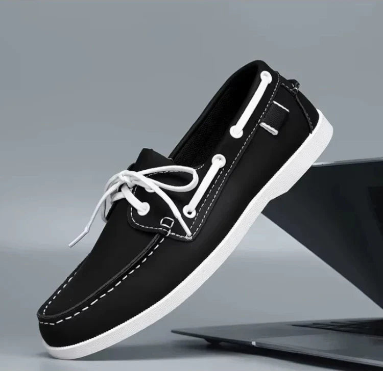 Mocassins Homme Bateau Cuir PU