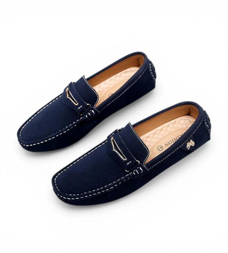Mocassins Coloré Cuir Automne