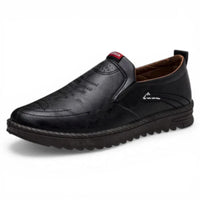 Mocassins Homme Cuir Couture Contrastée