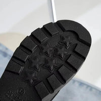 Mocassins Rétro Boucle Or Rond