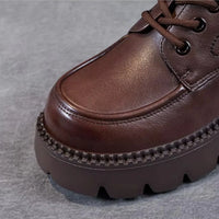 Mocassins Femme Talon Épais