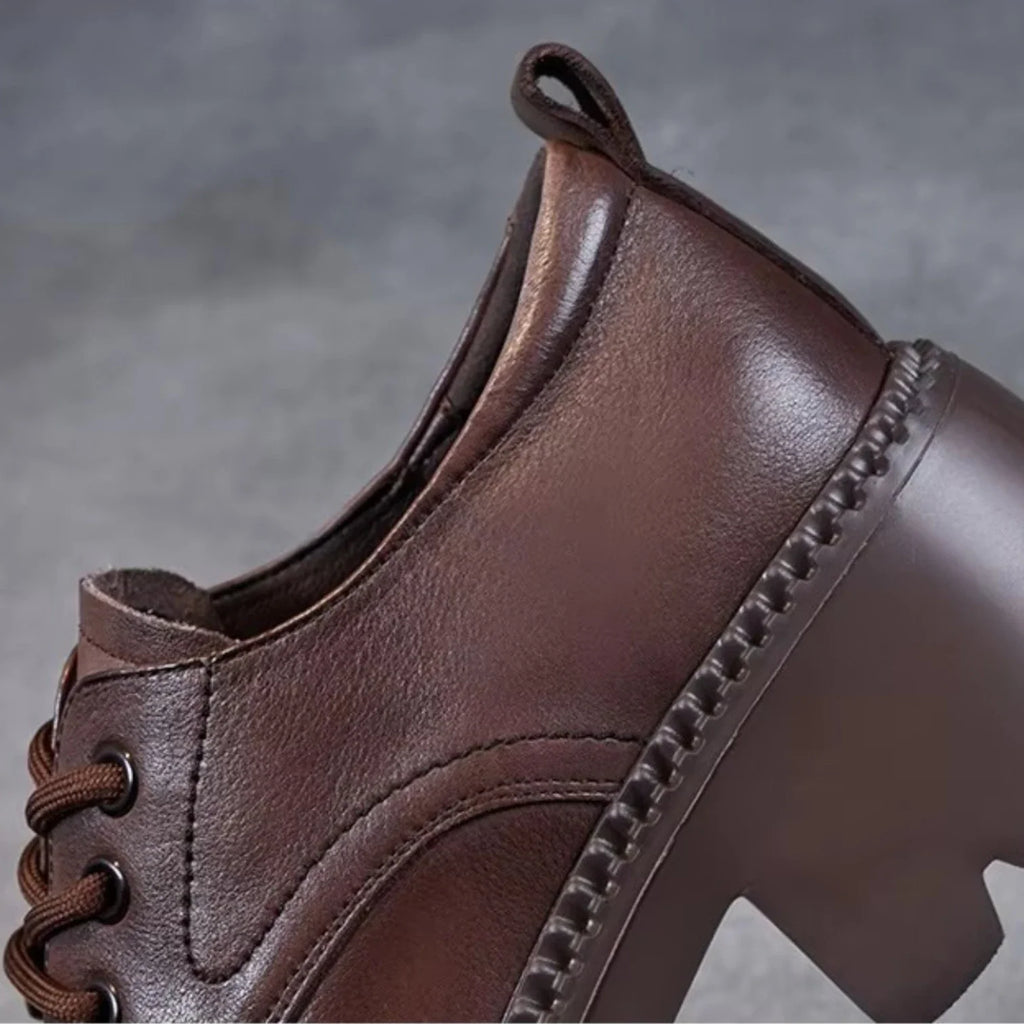 Mocassins Femme Talon Épais