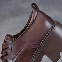Mocassins Femme Talon Épais