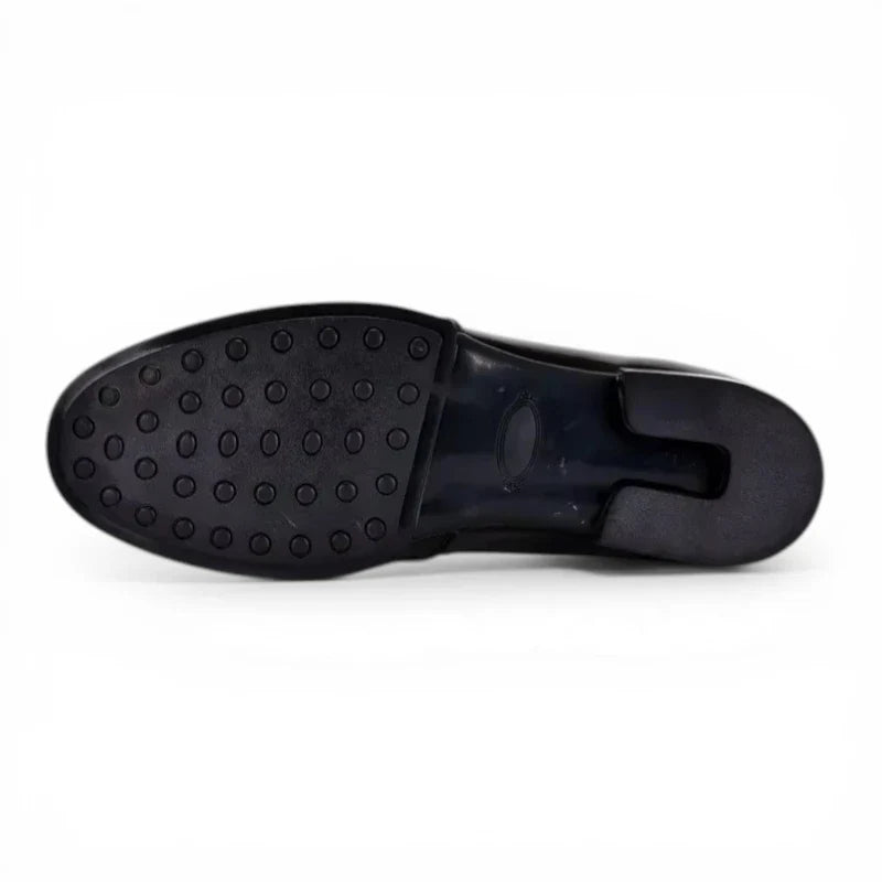 Mocassins Homme Cuir Verni Italien