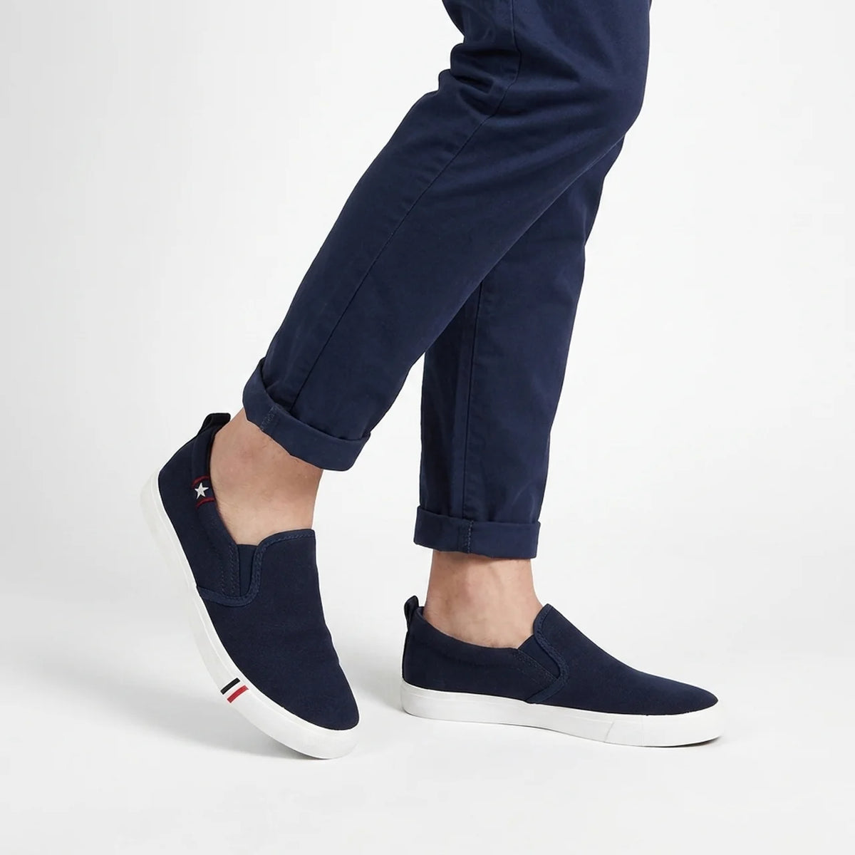 Mocassins Homme Toile Confortable