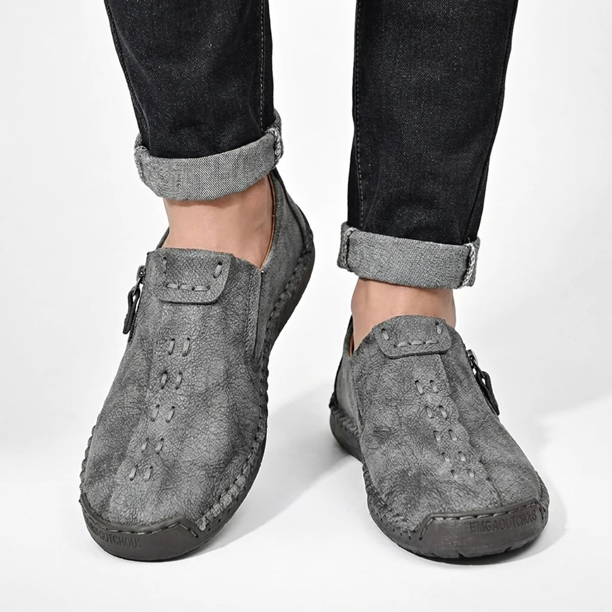Mocassins Homme Cuir Grandes Tailles