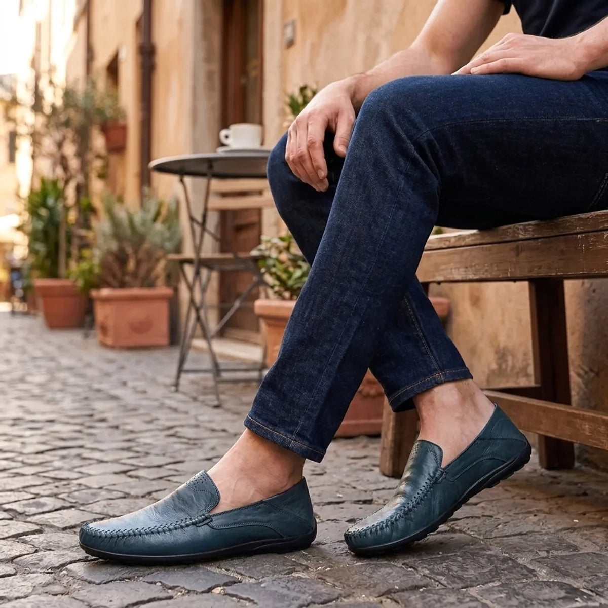 Mocassins Homme Luxe Italien