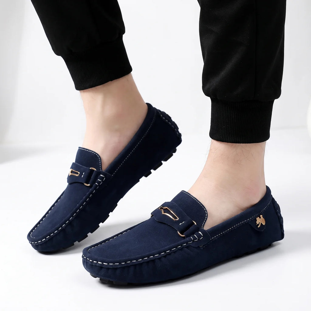 Mocassins Coloré Cuir Automne