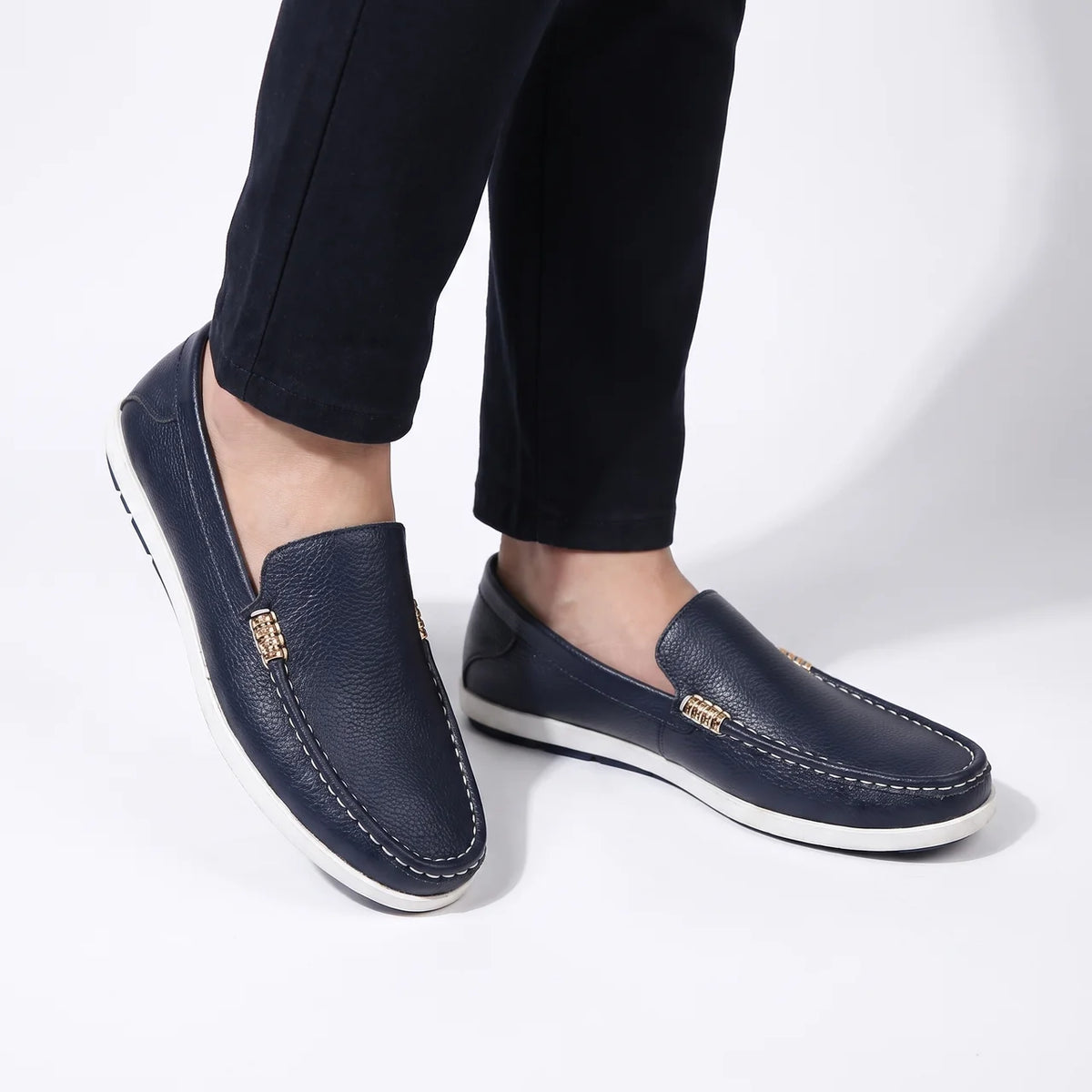Mocassins Cuir Style Anglais