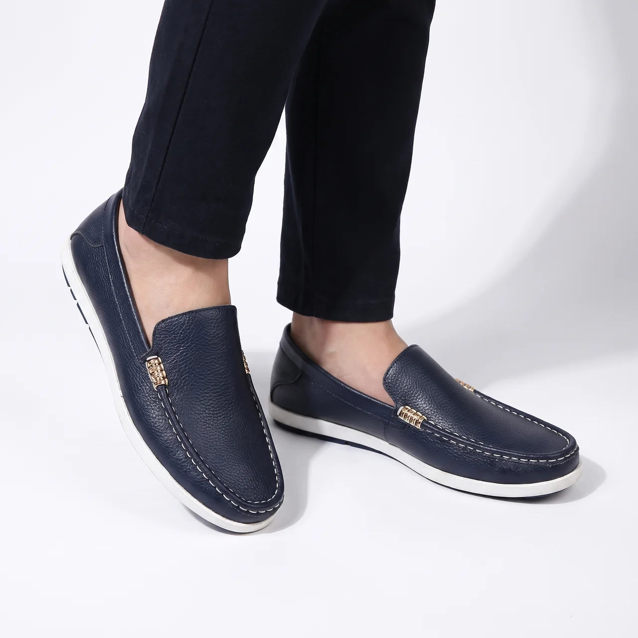 Mocassins Cuir Style Anglais