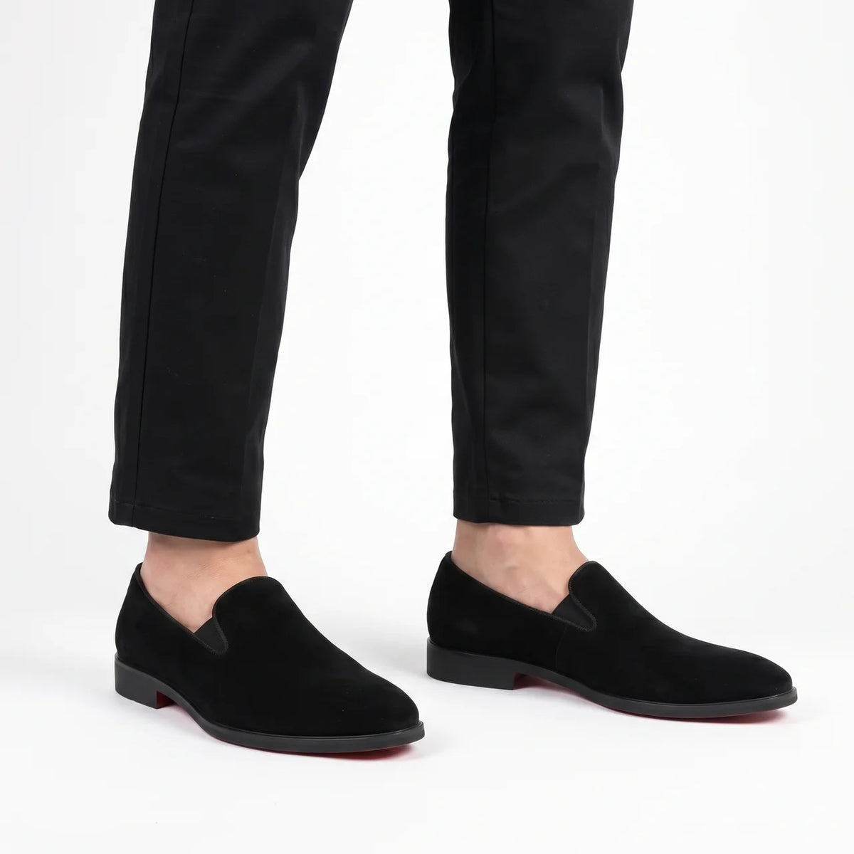 Mocassins Homme Daim Italien Élégant