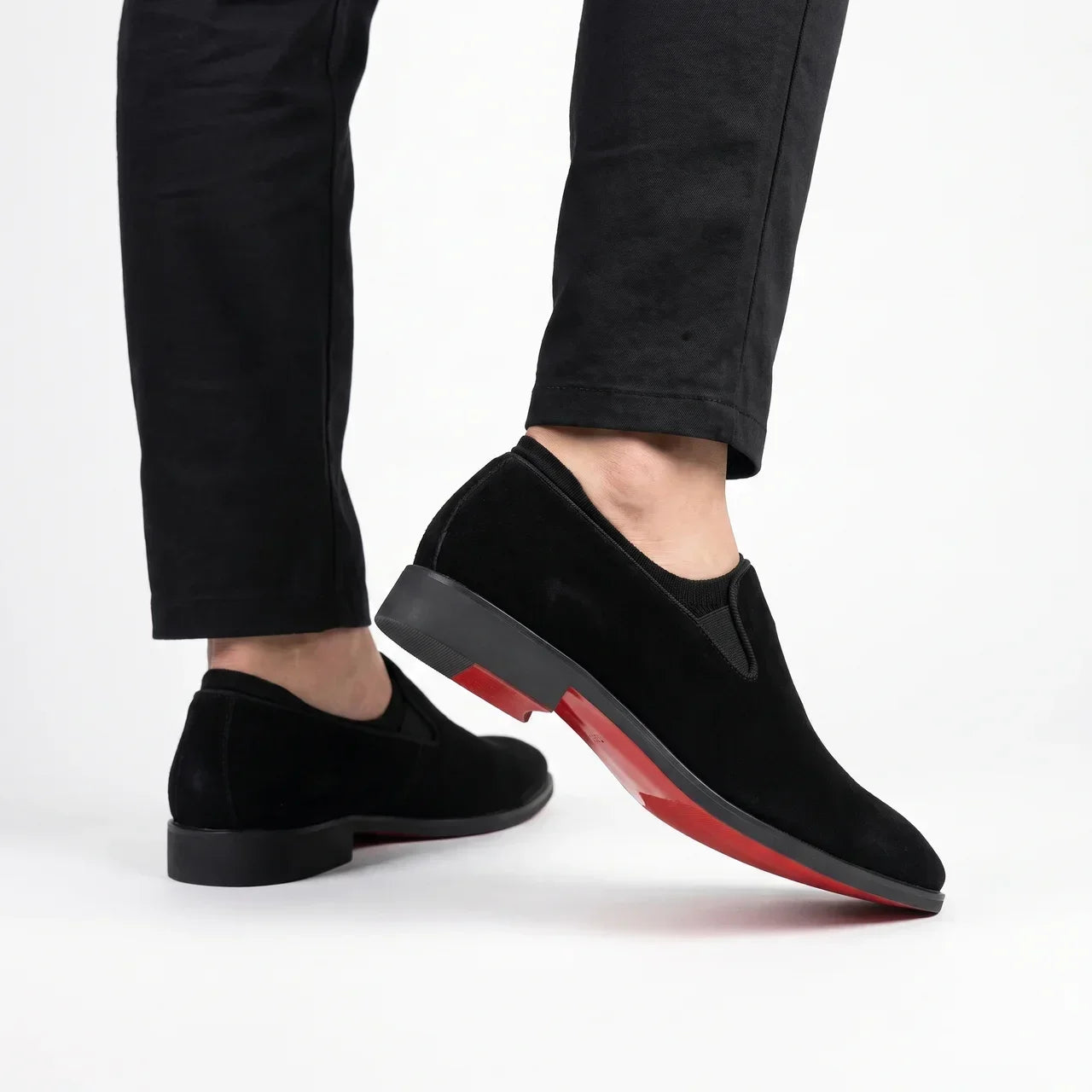 Mocassins Homme Daim Italien Élégant