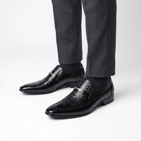 Mocassins Homme Cuir Croco